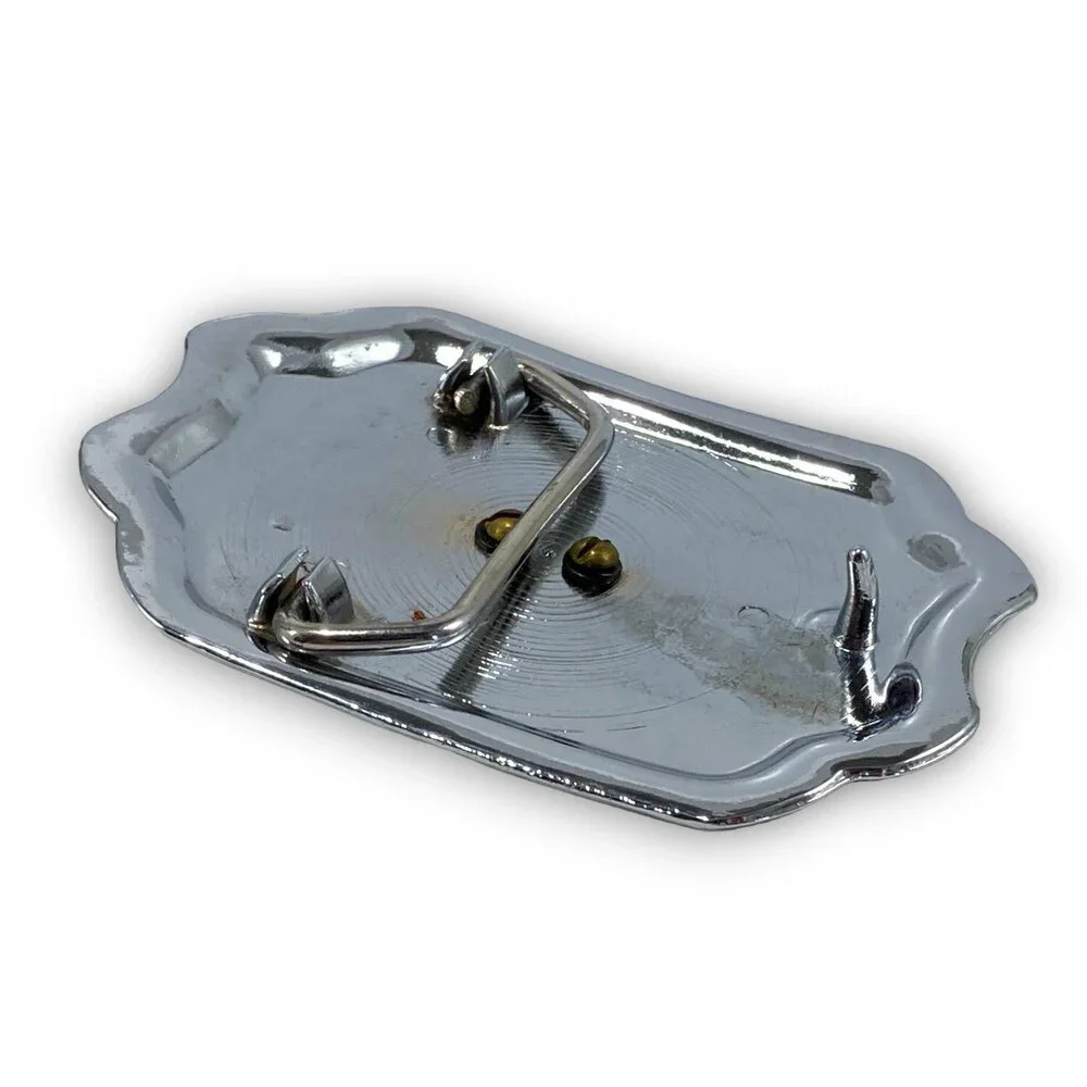 Vintage Belt Buckle Bass Fish‎ Fishing Smooth Mirror-Like Finish Western Gift